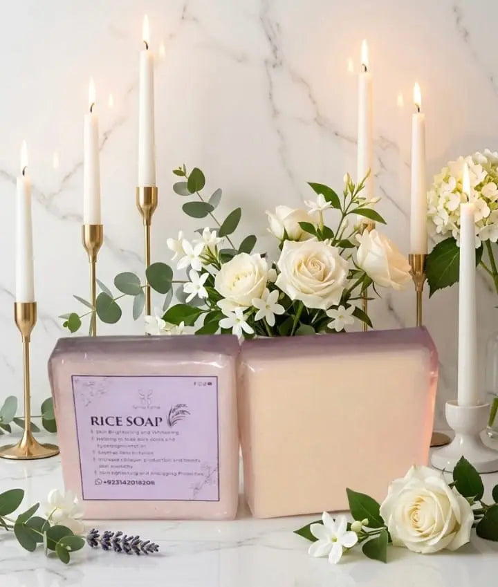 Rice Whitening Soap - Taiyba Cosmetics