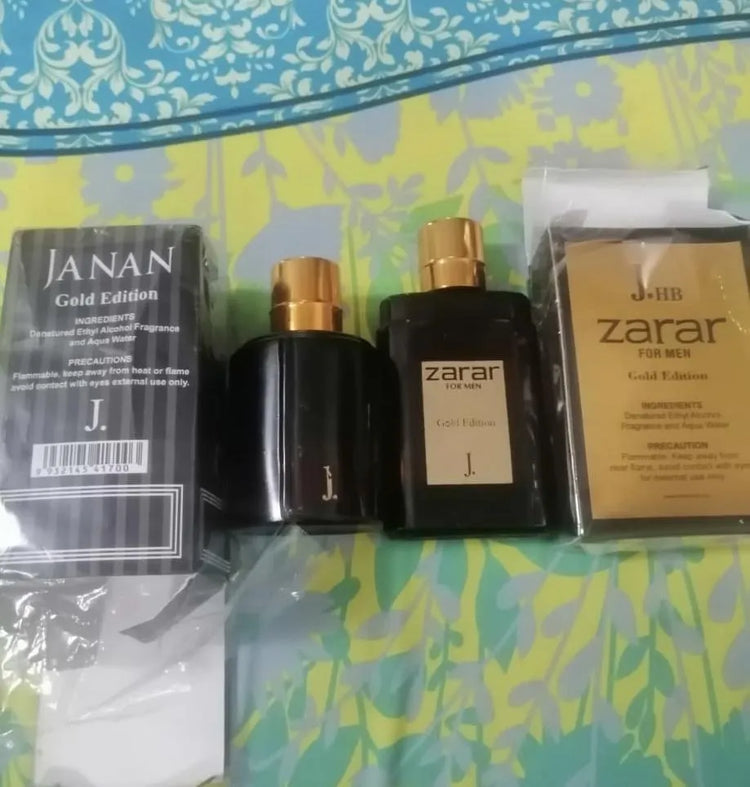 Unisex Citronella Perfume Set 100ml Sweat Resistant Brown