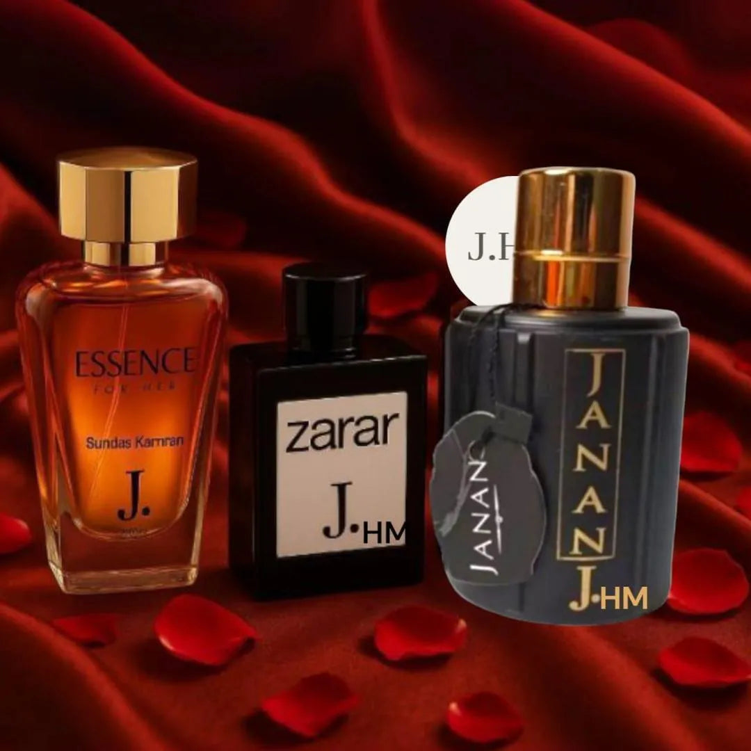 Alcohol-Free Unisex Perfume Set 3 Pack 100ml