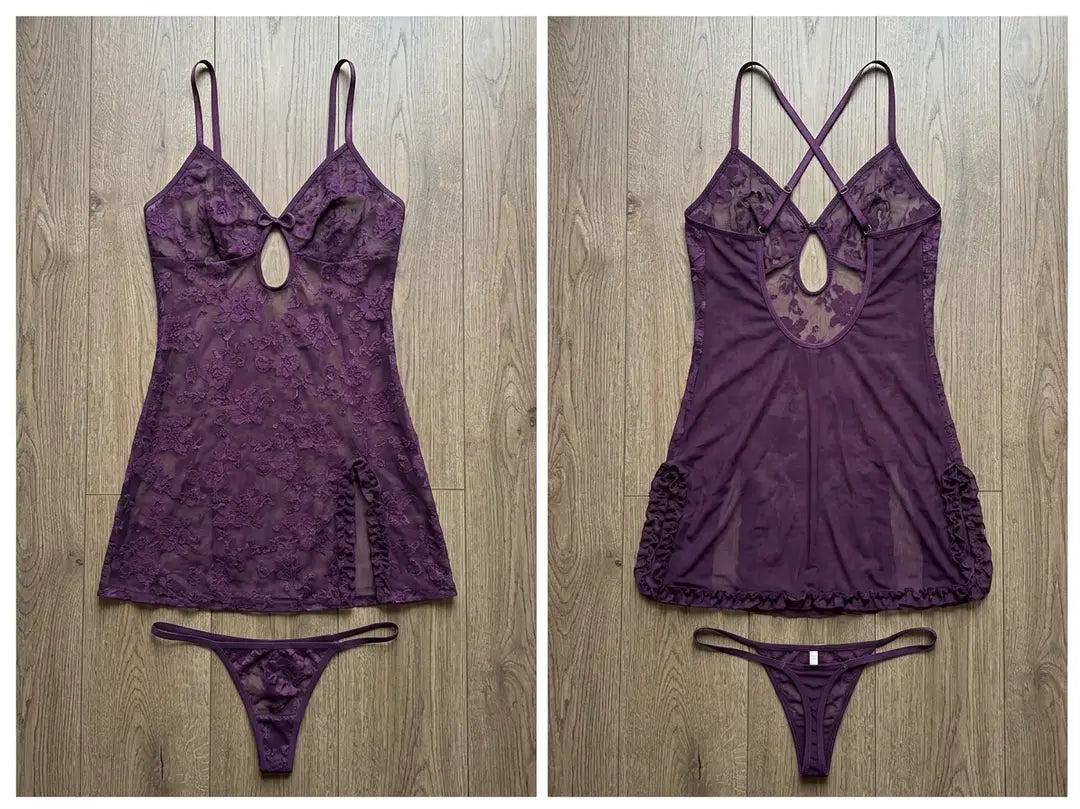 Net Comfortable And Lightweight Lingerie Set / Night Suit