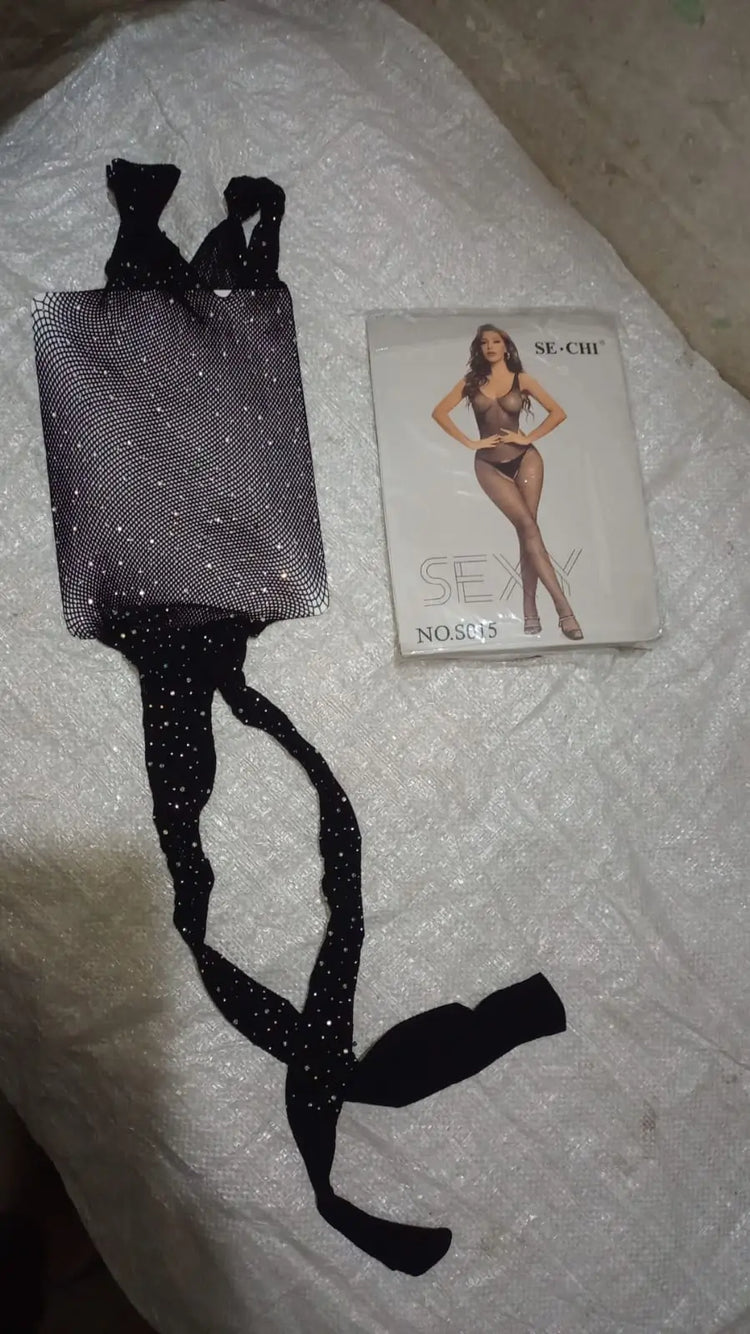 Net Plain Comfortable Body Stocking Fishnet / Nighty