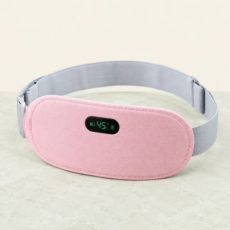[Scale AI] catalog_packshot, Period Cramp Relief Belt Portable Electric Heating Pad with Massager for Women