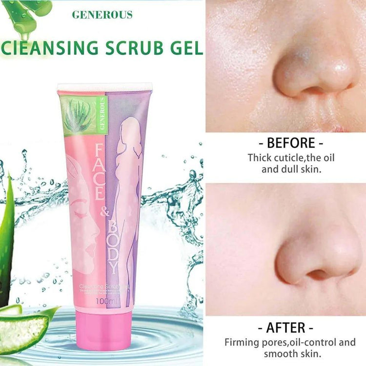 Face & Body Scrubbing Gel 100ml Pink Purple
