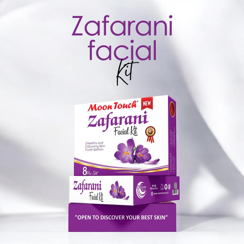 Moon Touch-Zafarani Facial Set 8-Piece Premium Skin Care