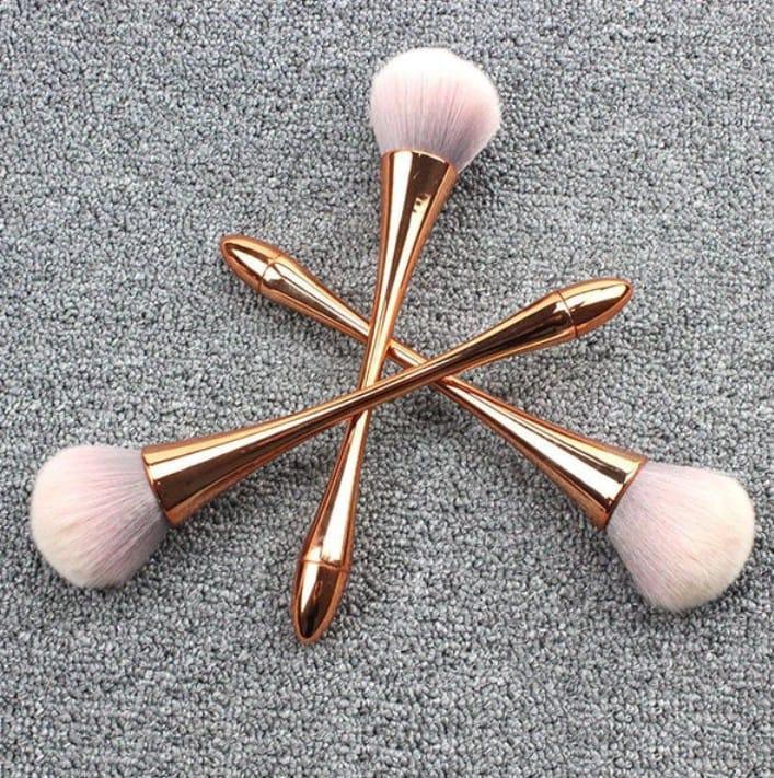 Rose Gold Blending Brush Set for Flawless Makeup